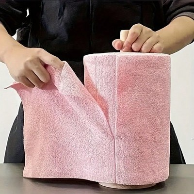 30pcs Reusable Microfiber Cleaning Cloths   Hand Tear Towels for Home & Car