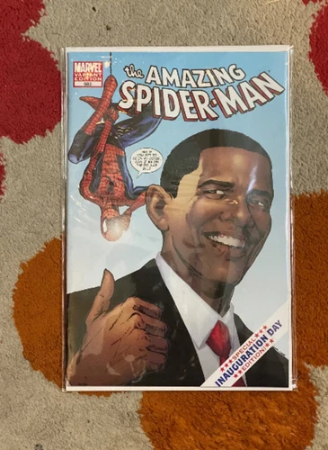 Amazing Spider-Man #583 Obama Inauguration Day Marvel Comics 2009 NM FIRST PRINT