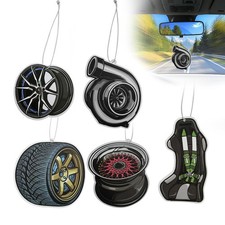Ohleats 5 Pcs Car Air Freshener Hanging Funny Auto Black