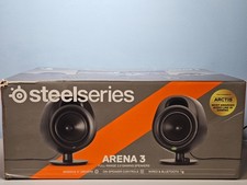 SteelSeries Arena 3 Full-Range 2.0 Gaming Speakers PC,Mac,Mobile - New  Sealed