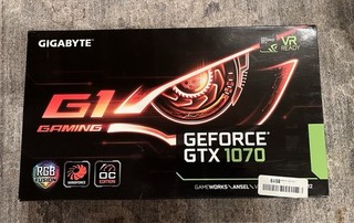 Tarjeta de gráficos GIGABYTE NVIDIA GeForce GTX 1070 G1 8 GB GDDR5 (GV N1070G1) RGB