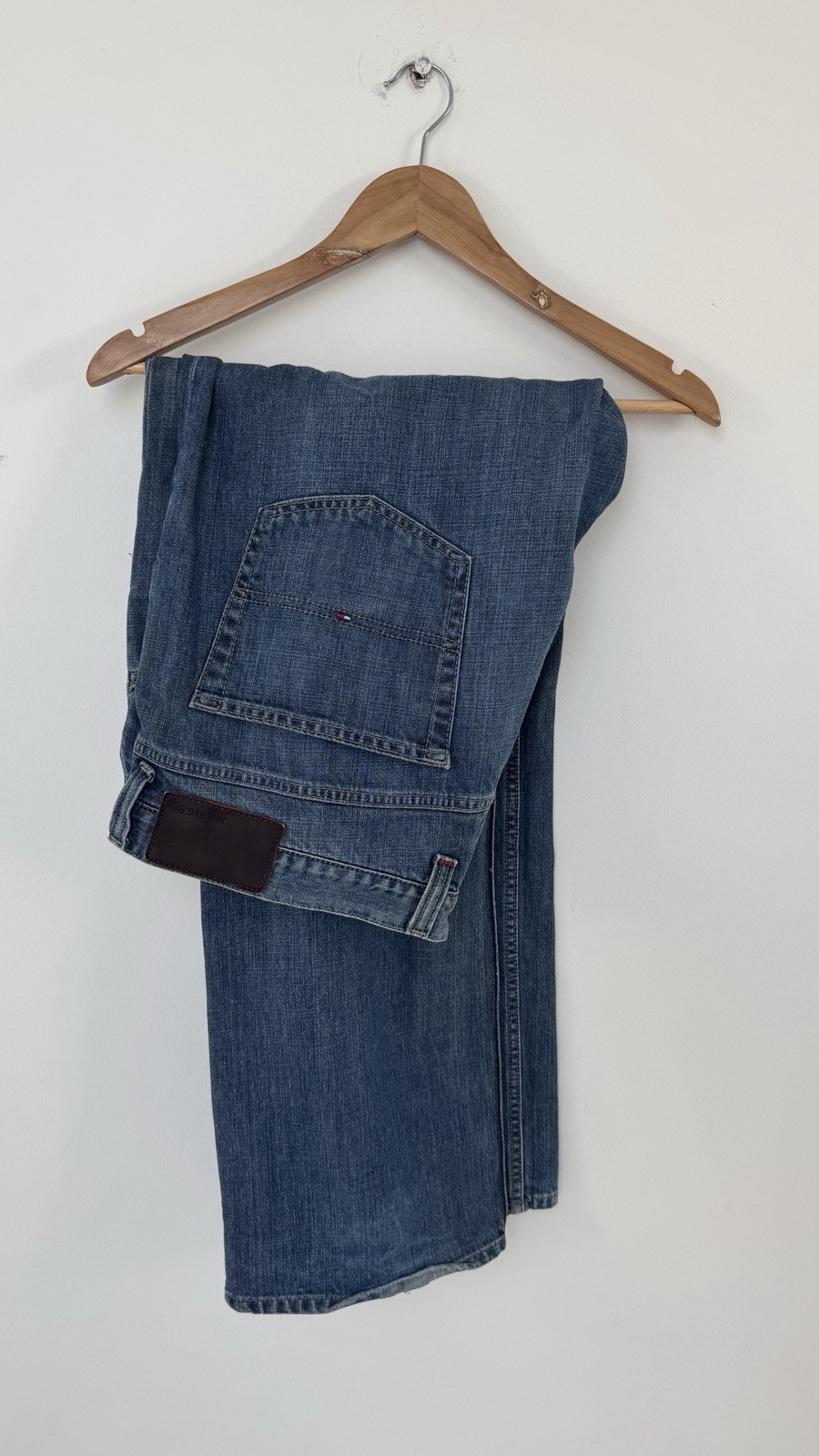 Tommy Hilfiger Madison Straight Fit Jeans for Men 40W 32L Blue Denim