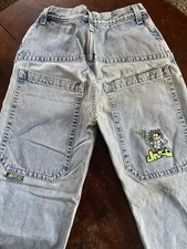 VINTAGE 90 s JNCO JEANS SIZE 20 BAGGY WOLFGANG 1517 MAD SCIENTIST