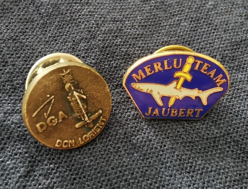 2 Pin's Commando JAUBERT Merlu