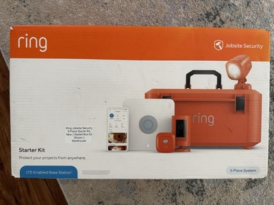 Ring Jobsite Security 5-Piece Starter Kit, New In Box