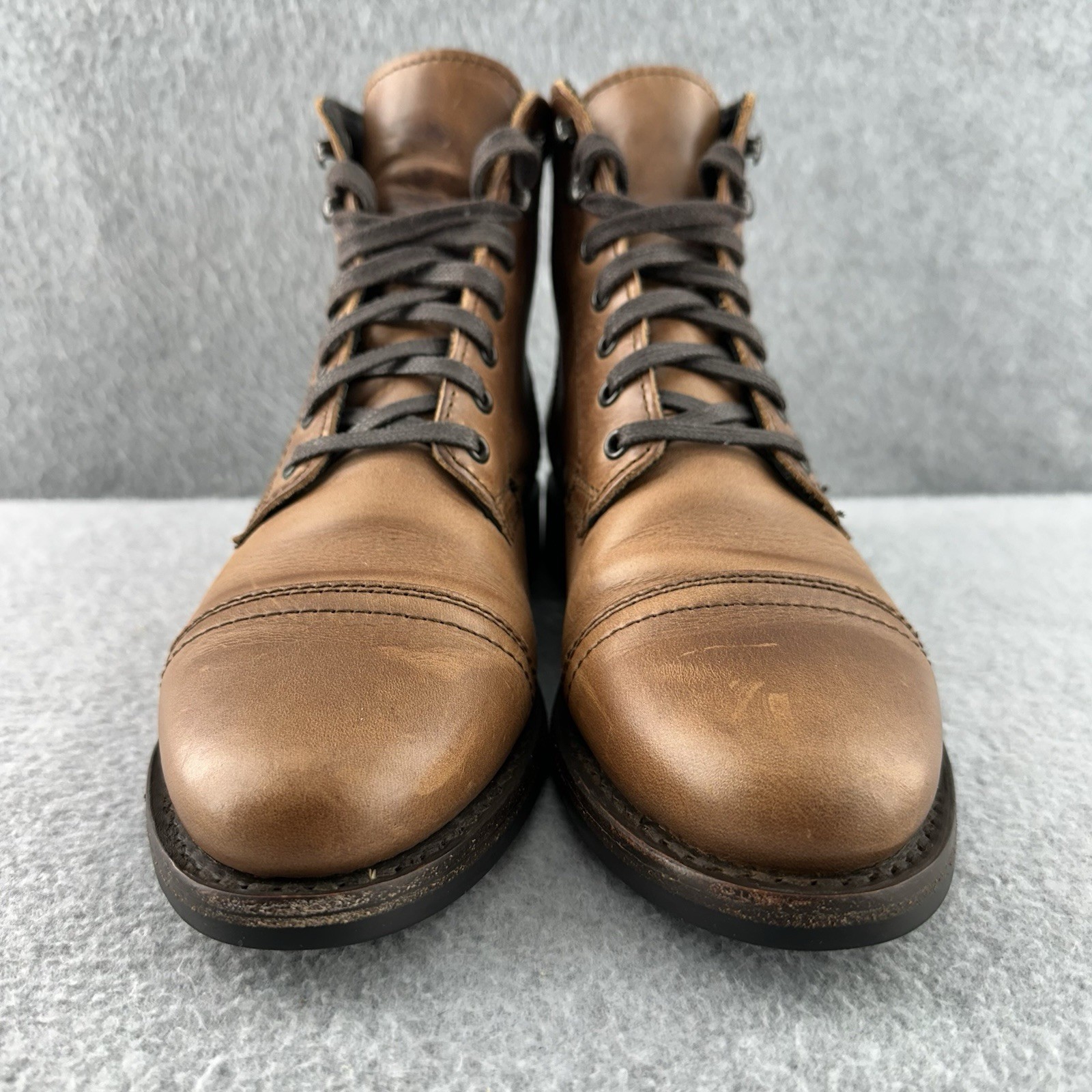 THURSDAY Boot Everyday Captain Cap Toe Combat Bro… - image 4