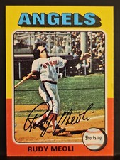 1975 Topps Mini #533 Rudy Meoli ANGELS