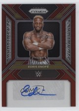 2024 Panini Prizm WWE Sensational Signatures Red 2/99 Edris Enofe Auto a8r