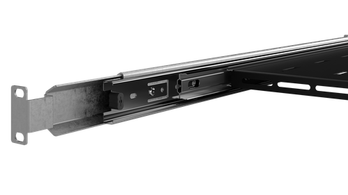 RACK Standard Telescopic shelf 1U 19" 550 mm Black - Zdjęcie 7 z 9