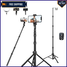 Versatile 72-Inch Tripod for iPhone, Camera, GoPro - 360 Adjustable Compact
