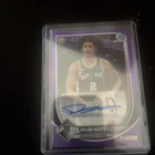 2025-26 Topps Dylan Harper Autographed Purple /250 Bowman Rookie RC Spurs