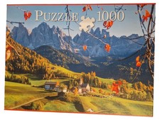 Puzzle 1000 Teile Berglandschaft Dolomiten Herbst Alpen Innovakids