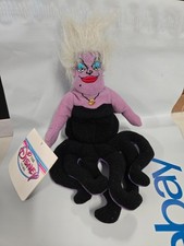 Disney Store vintage The Little Mermaid Ursula plush beanbag collectible toy NWT