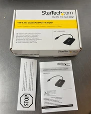 StarTech USB32DPES2 USB to DisplayPort Adapter - USB to DP 4K Video Adapter