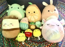 Squishmallows Plush Toys Set of 11,Assorted Characters, Small Medium Large Sizes