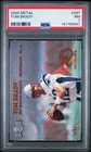 141159097 Tom Brady 2000 Fleer Metal #267 Rookie RC PSA 7