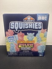 Elmer's Squishies Glow In The Dark Kit-Mystery Characters New Sealed
