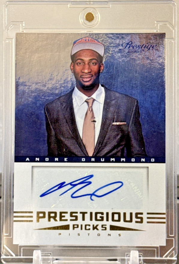 ANDRE DRUMMOND 2012-13 PRESTIGIOUS PICKS SIGNATURES RC AUTO 🔥