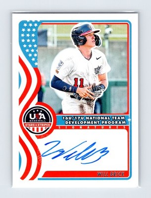 2025 Panini Stars And Stripes WILL BRICK Auto Base