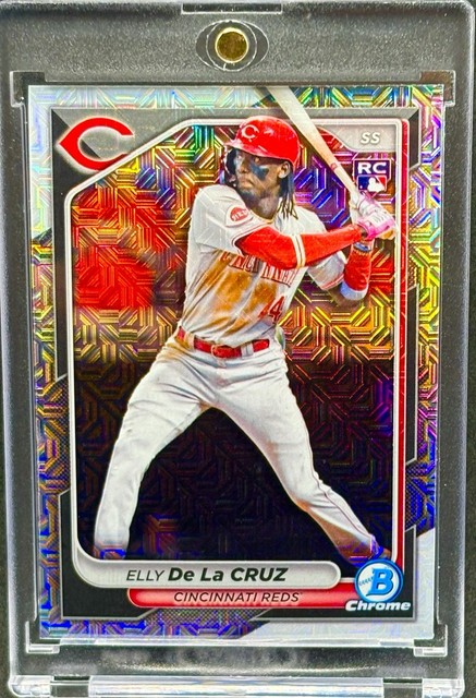 Elly De La Cruz Rookie Mojo Refractor Bowman Mint