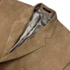 Calvin Klein Men's Corduroy 3-Button Blazer Jacket Brown 44R