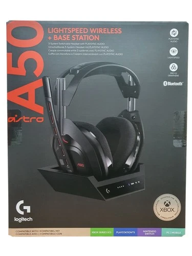Logitech Astro Gaming A50 Cuffie wireless nere