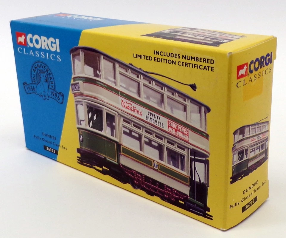 Corgi 1/76 Scale Diecast 36702 - Fully Closed Tram Car - Dundee - Image 4 of 4