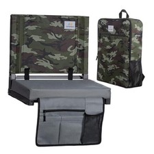 Stadium Seats for Bleachers with Back Support, Bleacher Chairs with Grey