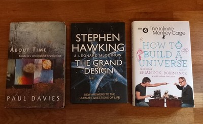 BOOK - Collection Of X3 Popular Science HB Bundle Brian Cox Paul Davies Hawking 