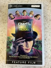 CHARLIE AND THE CHOCOLATE FACTORY CASE SONY UMD VIDEO MOVIE PSP NES HQ