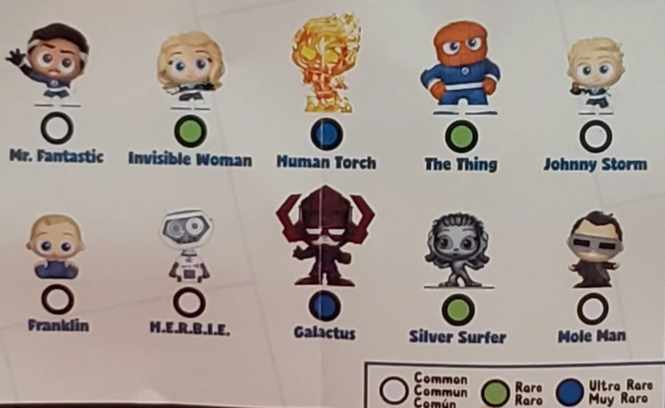 Disney Doorables Marvel The Fantastic 4 PRIMEROS PASOS, TÚ ELIGES" NUEVO ENVÍO PLANO Foto 2 de 2