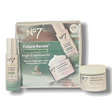 No7 Future Renew Damage Reversal Night Essential Kit 2-Piece Kit -New-
