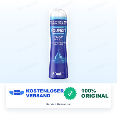 Durex Play Feel Gleitgel   Wasserbasiertes Gleitmittel für angenehme Gleitfähigk