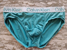 Calvin Klein Chromatic Microfiber Hip Brief Underwear Large MINT FREE SHIPPING 