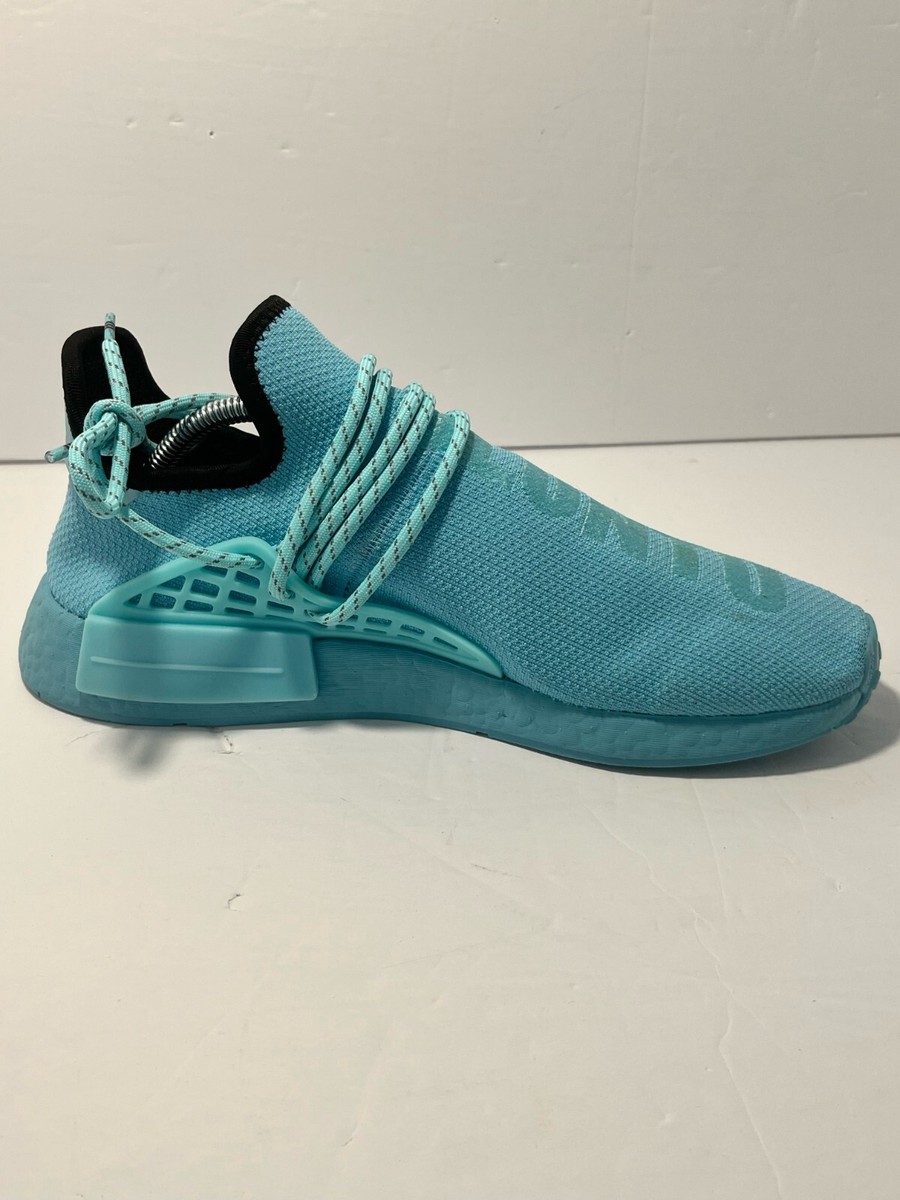 Size 10.5 - Men\'s Pharrell x adidas NMD Human Race Aqua adidas Pharrell x NMD Human Race Aqua GY0094 Men main image 4