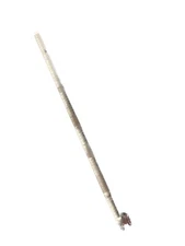 Laboratory Polished Glass Stirring Shaft Button Style 6mm OD x 8” Length