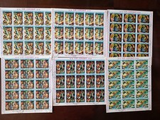 Comoros 96 sheets. Only complete series. Mi CV 1589 EUR