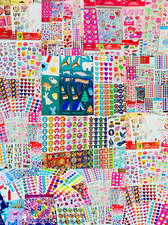 Sticker Lot Children Teachers Teens GIRLY STUFF All Themes, Hallmark, Kid 998