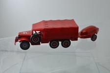 VÉHICULE POMPIERS SOLIDO SERIE HACHETTE DODGE 6X6 AVEC MOTOPOMPE