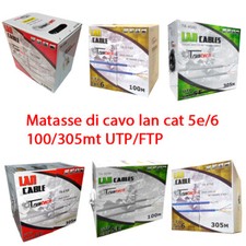 MATASSE CAVO LAN CAT5E/CAT6 UTP E FTP 100 E 305MT