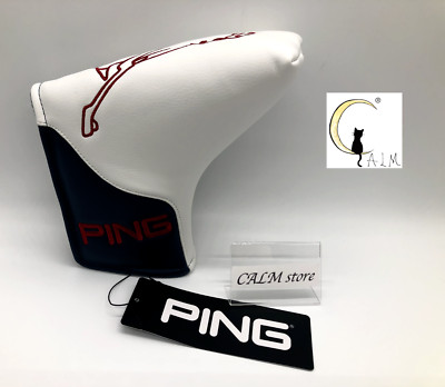 Ping Golf Blade Putterkopfabdeckung Mr.Ping WH&NV HC-U2302 Japan Brandneu '23