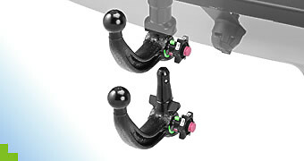 Pacco Gancio traino estr. per BMW Serie 5 Berlina 23- & e-kit sp. a 13