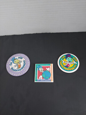 Disney Trading Pins Jiminy Cricket - I've Got Environmentality - Lot of 3