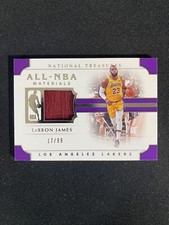 2018-19 Panini NT All-NBA Materials Game-Worn Lebron James #NBA-LBJ /99