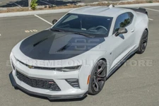 1LE Refresh Style Front Lip Spoiler & Side Skirt Pair For 19-Up Camaro RS & SS