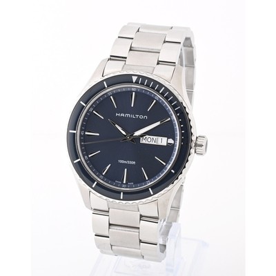 HAMILTON JAZZMASTER SEAVIEW DAY DATE QUARTZ H37551141