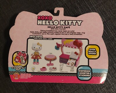 XOXO Hello Kitty Cafe Mini Doll Playset 2013 Sanrio Oven Waffles