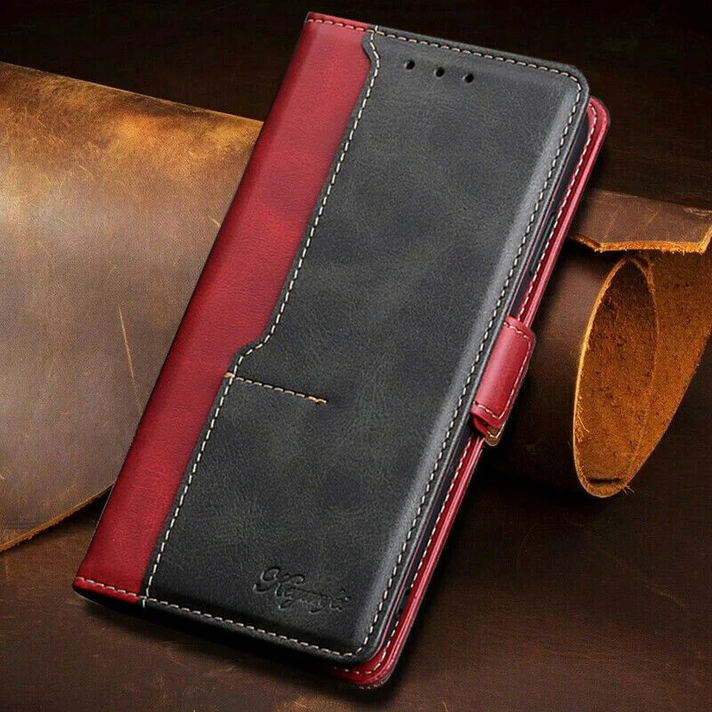 For Nokia G300 Shockproof Magnetic Leather Wallet Flip Stand Case Luxury Cover - Image 3 of 4