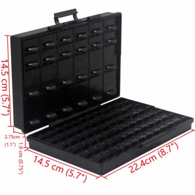 AideTek BOXALL40AS ESD safe SD parts box w/40 bins anti-statics Box Organizer – Bigaart