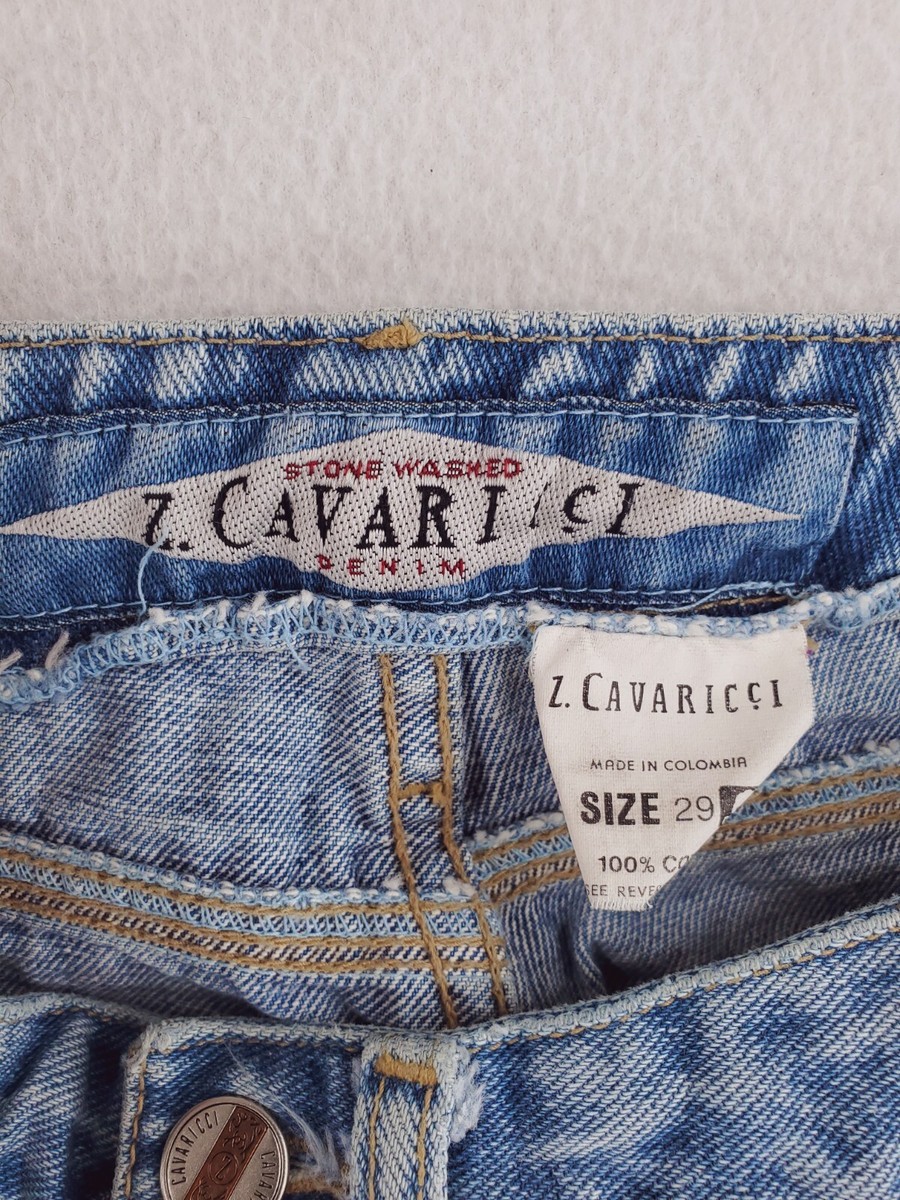 Vintage Z Cavaricci Jeans Womens 29 High Rise Taper Mom 90s